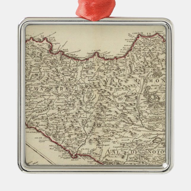 Italy, Malta Metal Ornament (Front)