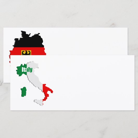 Italy map (Front/Back)