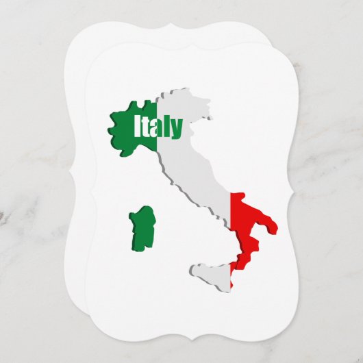Italy map (Front/Back)