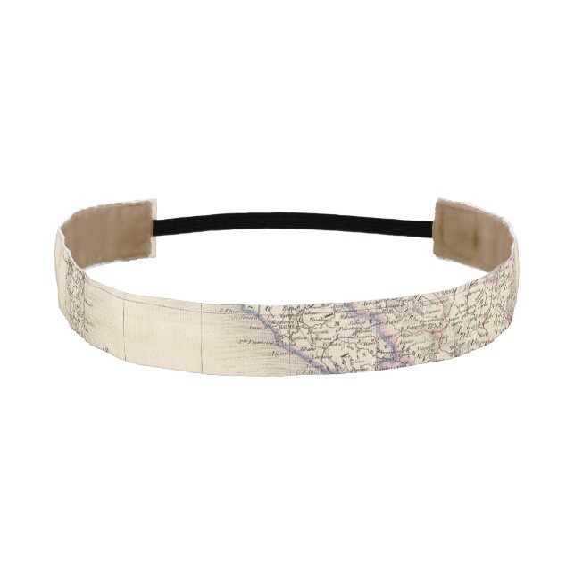 Italy Map Athletic Headband (Front)