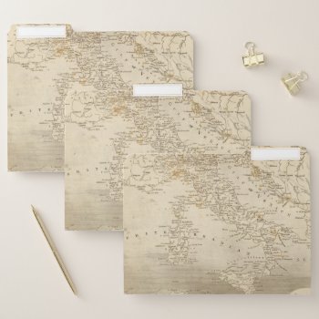 Italy Map By Arrowsmith File Folder by davidrumsey at Zazzle