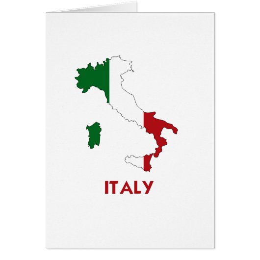 ITALY MAP CARDS (Front)