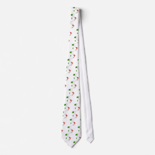 Italy Map Flag Neck Tie