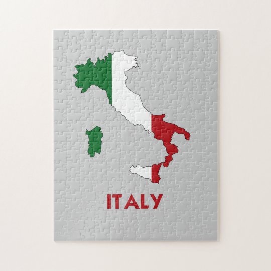 ITALY MAP JIGSAW PUZZLE