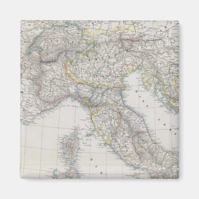 Italy map magnet (Front)