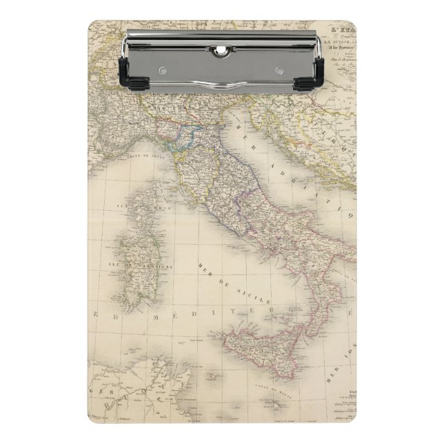 Italy Map Mini Clipboard (Front)