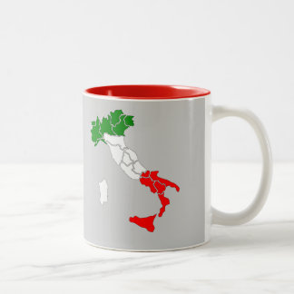 Italy map mug