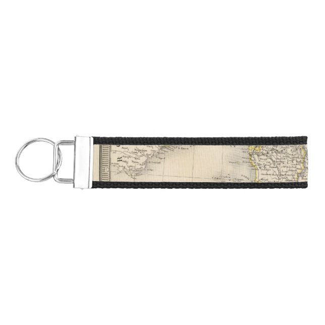 Italy Map Wrist Keychain (Keys on Left)