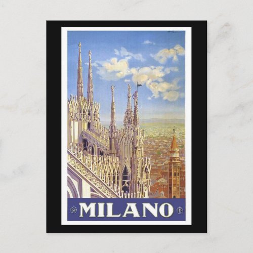Italy Milan Assisi Napoli Verona San Remo Postcard