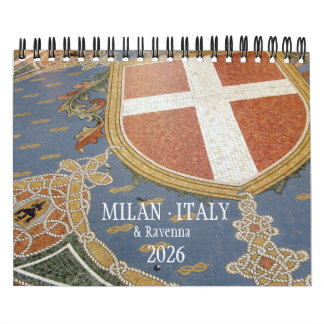 ITALY - Milan & Ravenna Calendar 2026