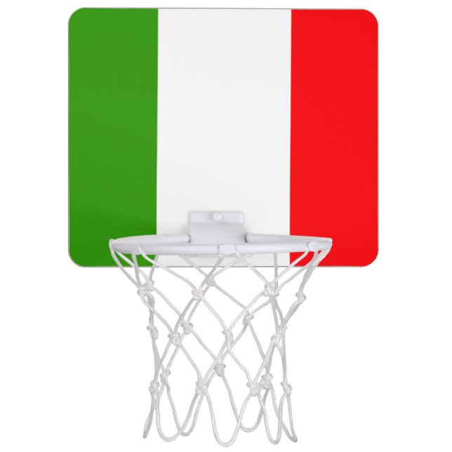 Italy Mini Basketball Hoop (Front)
