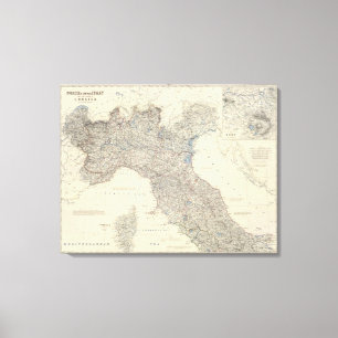 Italy N, central Canvas Print