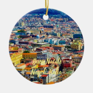 Italy: Naples Scenic Christmas Ornament