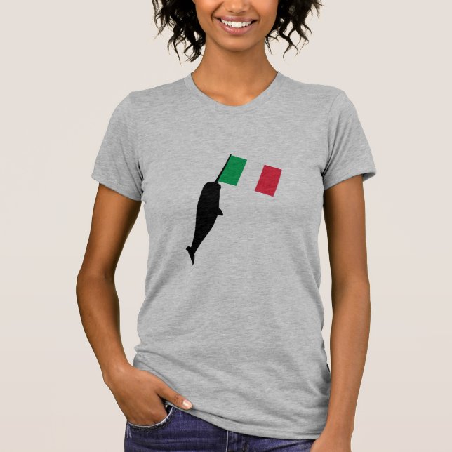 italy Narwhal T-Shirt (Front)