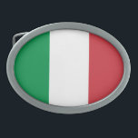 Italy National Flag Oval Belt Buckle<br><div class="desc">Italy National Flag Oval Belt Buckle</div>
