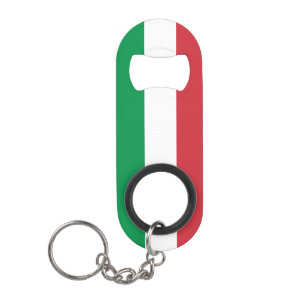 Italy National Flag Patriotic Keychain Bottle Opener