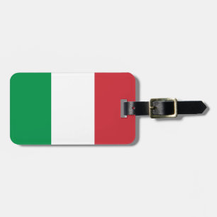 Italy National World Flag Luggage Tag