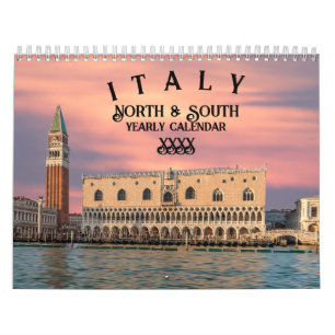 Italy North & South Calendar