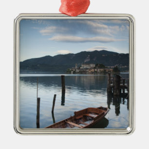 Italy, Novara Province, Orta San Giulio. Isola Metal Ornament