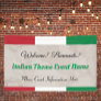 Italy or Italian Theme Event Welcome Banner