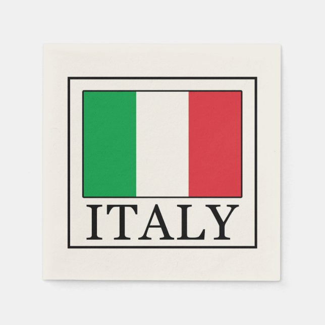 Italy Paper Napkins (Front)