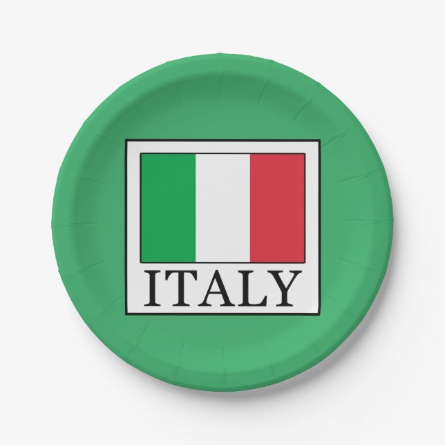 Italy Paper Plates (Front)