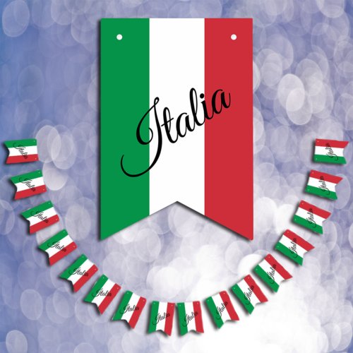 Italy Party Banners Italian Flag  Weddings