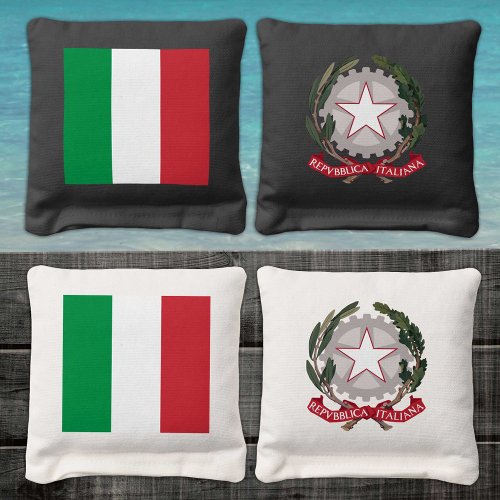 Italy patriotic bags Italian Flag Cornhole Bags