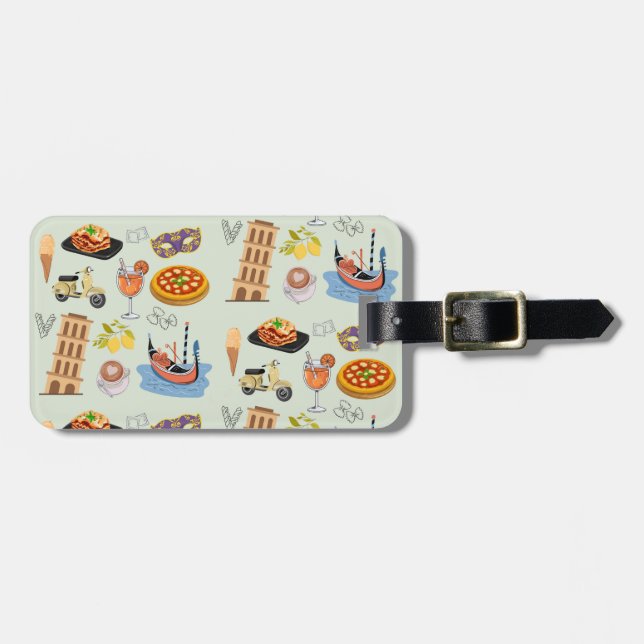 Italy Perfect Vacation Luggage Tag (Front Horizontal)