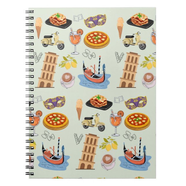  Italy Perfect Vacation Notebook (Front)