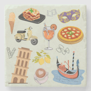 Italy Perfect Vacation Stone Coaster