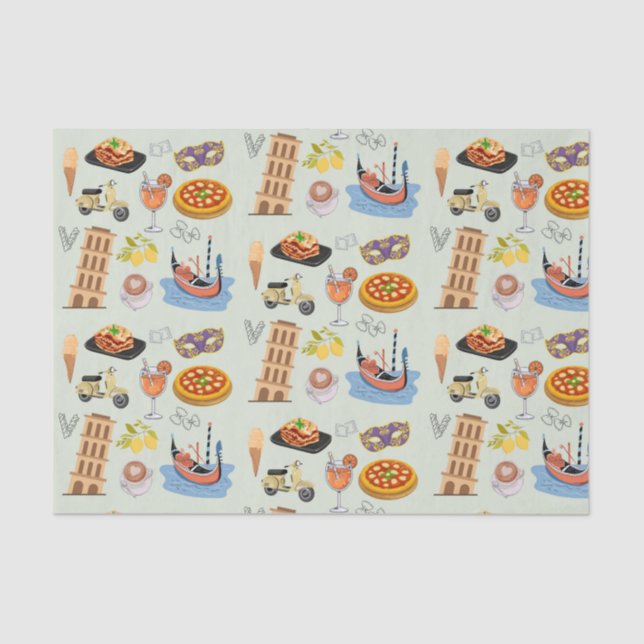  Italy Perfect Vacation Tissue Paper (Front)