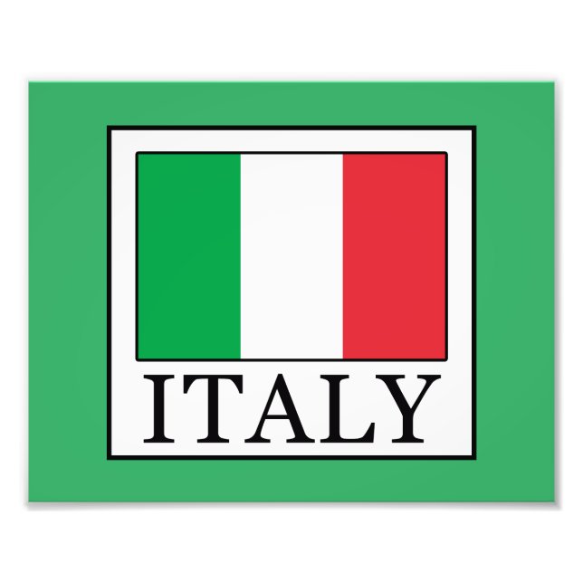 Italy Photo Print (Front)