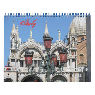 Italy photography calendar