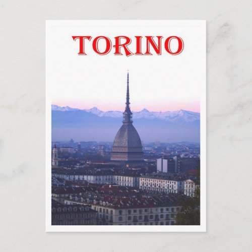 Italy _ Piedmont _ Torino _ La Mole Antonelliana _ Postcard