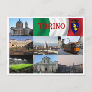 Italy - Piedmont - Torino - Mosaic - Postcard