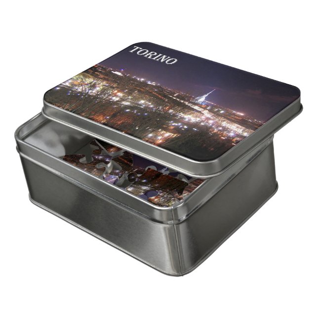 Italy - Piedmont - Turin - Jigsaw Puzzle (Lid Open)