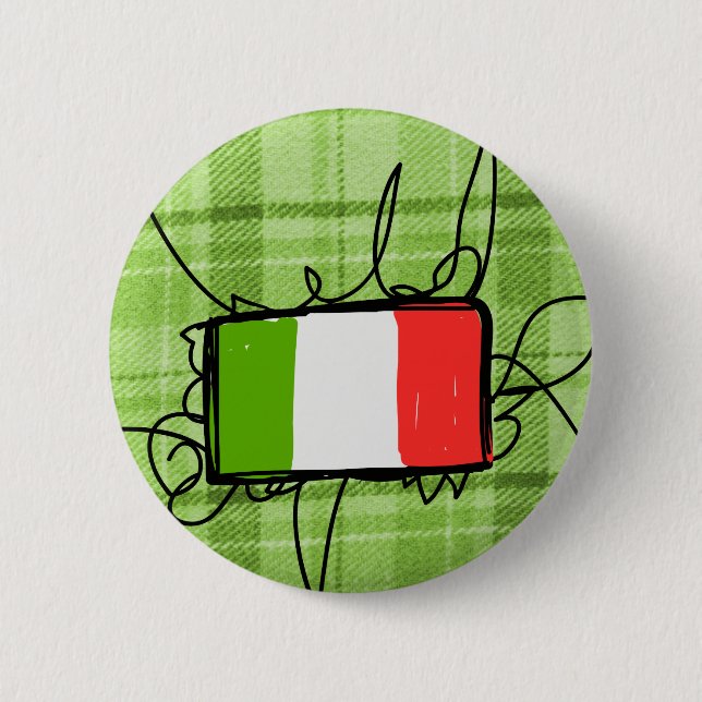 Italy Pinback Button (Front)