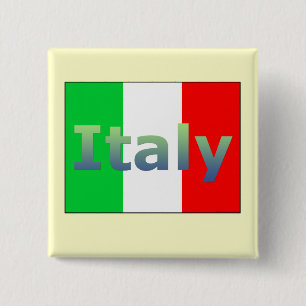 Italy Pinback Button