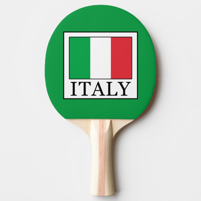 Italy Ping-Pong Paddle (Front)