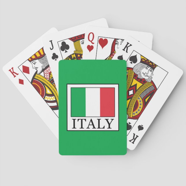 Italy Poker Cards (Back)