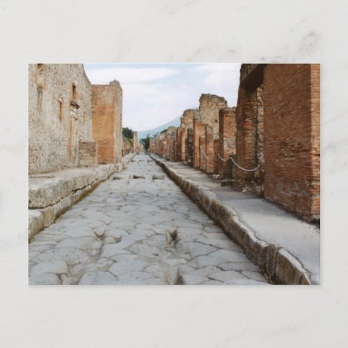 Italy Pompeii archeological site Postcard