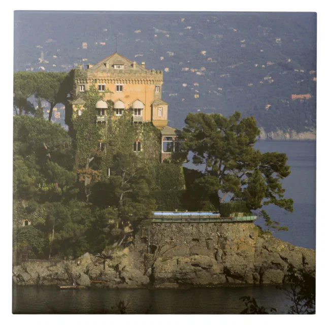 Italy, Portofino. Scenic life on the Ceramic Tile | Zazzle