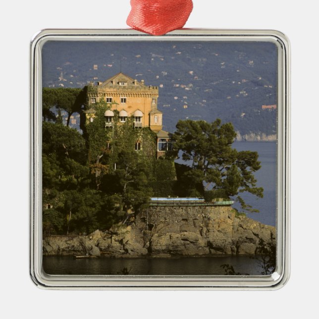Italy, Portofino. Scenic life on the Metal Ornament (Front)