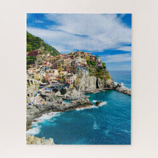 Italy Positano Cinque Terre  scenic Challenging Jigsaw Puzzle