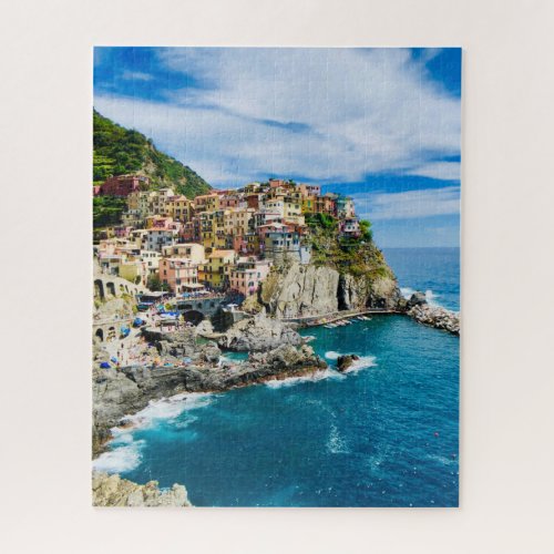 Italy Positano Cinque Terre  scenic Challenging Jigsaw Puzzle