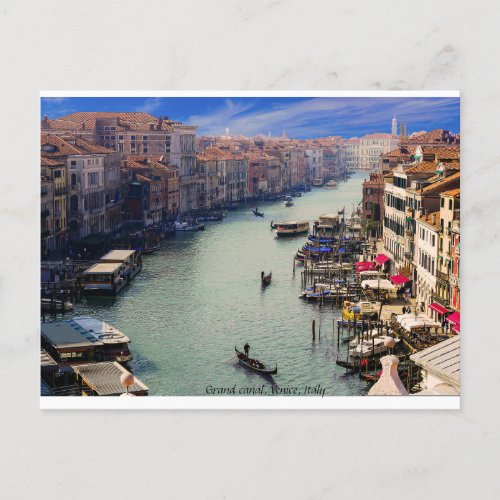 Italy postcard Grand Canal Venice Postcard