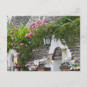 Italy, Puglia, Alberobello, Terra dei Trulli, Postcard