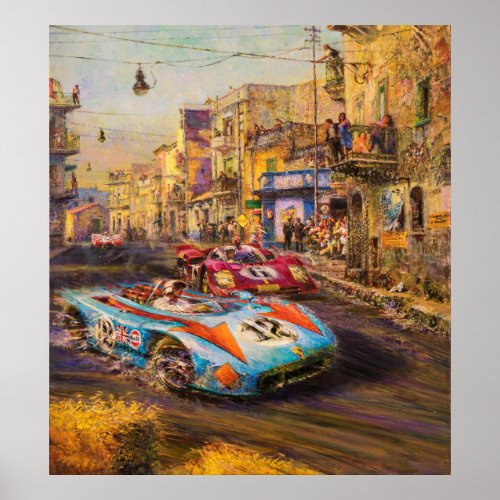 Italy Racing poster Art