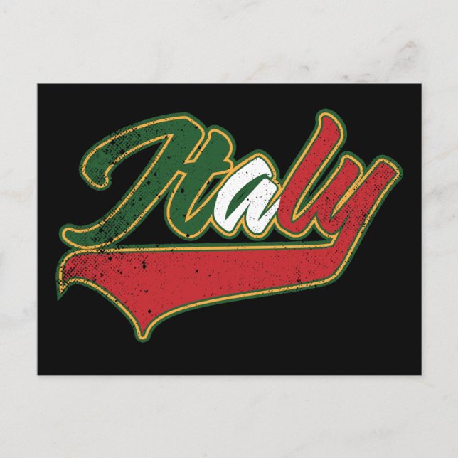 Italy Retro Postcard (Front)